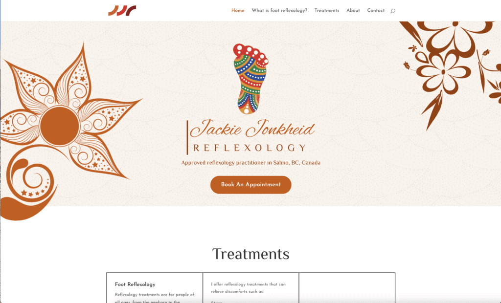 jj reflexology website